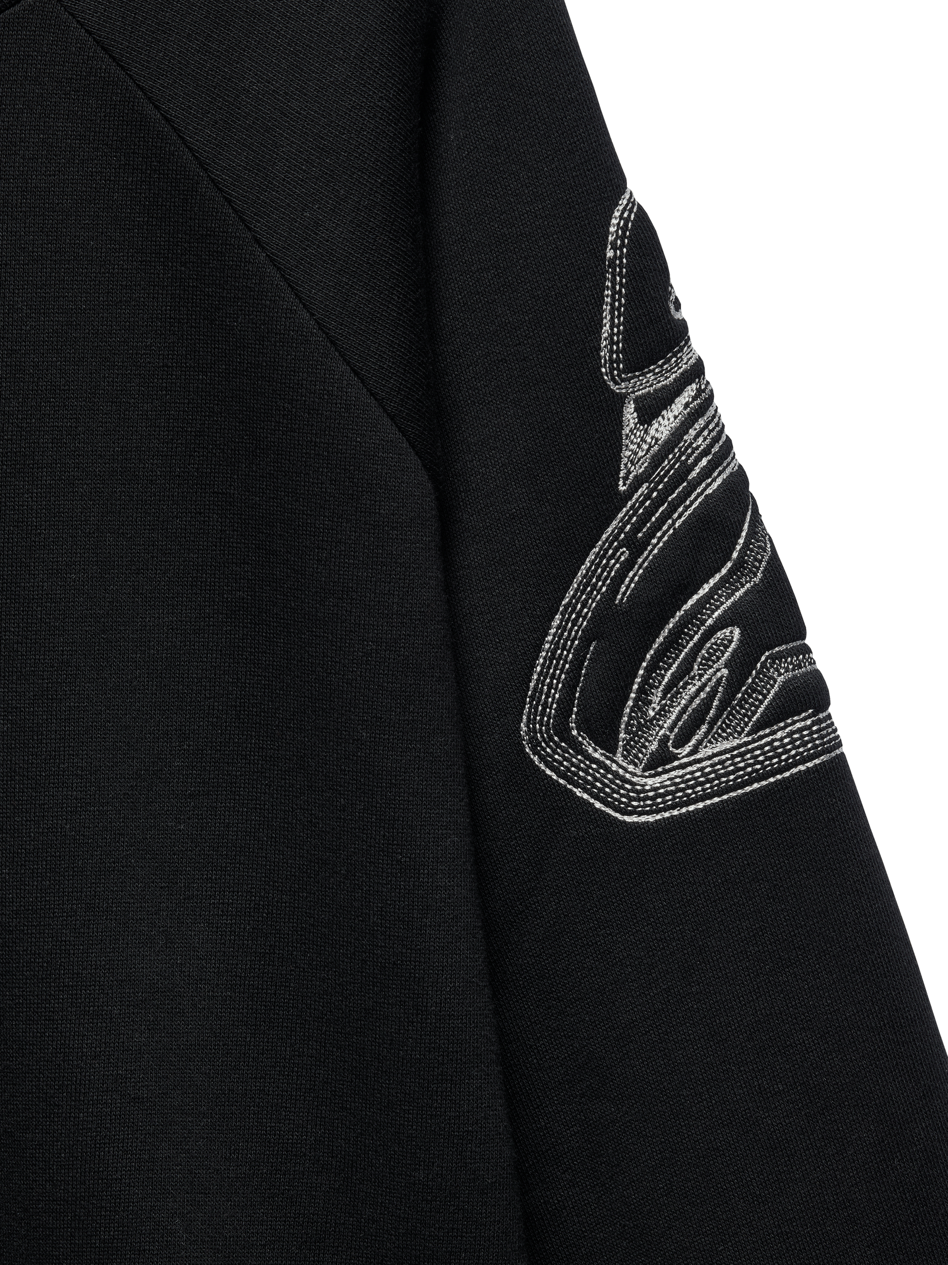 Shoulder Cup Crewneck