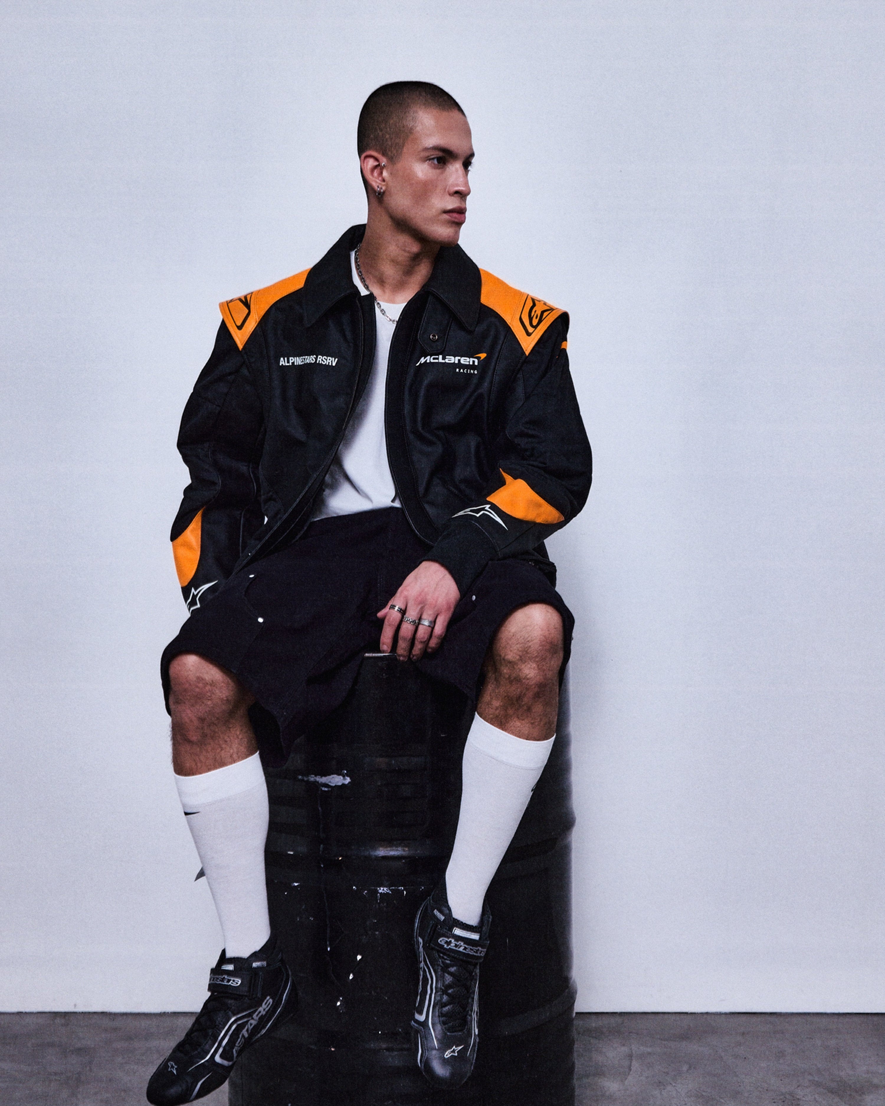 Track Star Leather Jacket