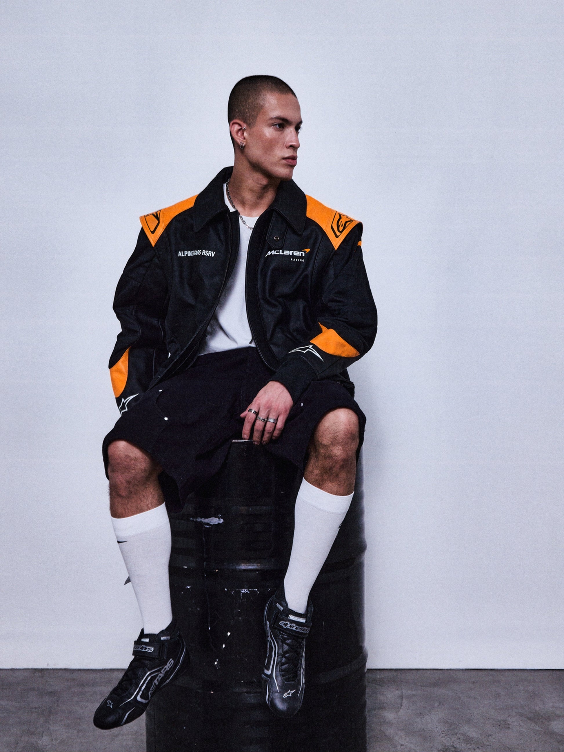 Track Star Leather Jacket