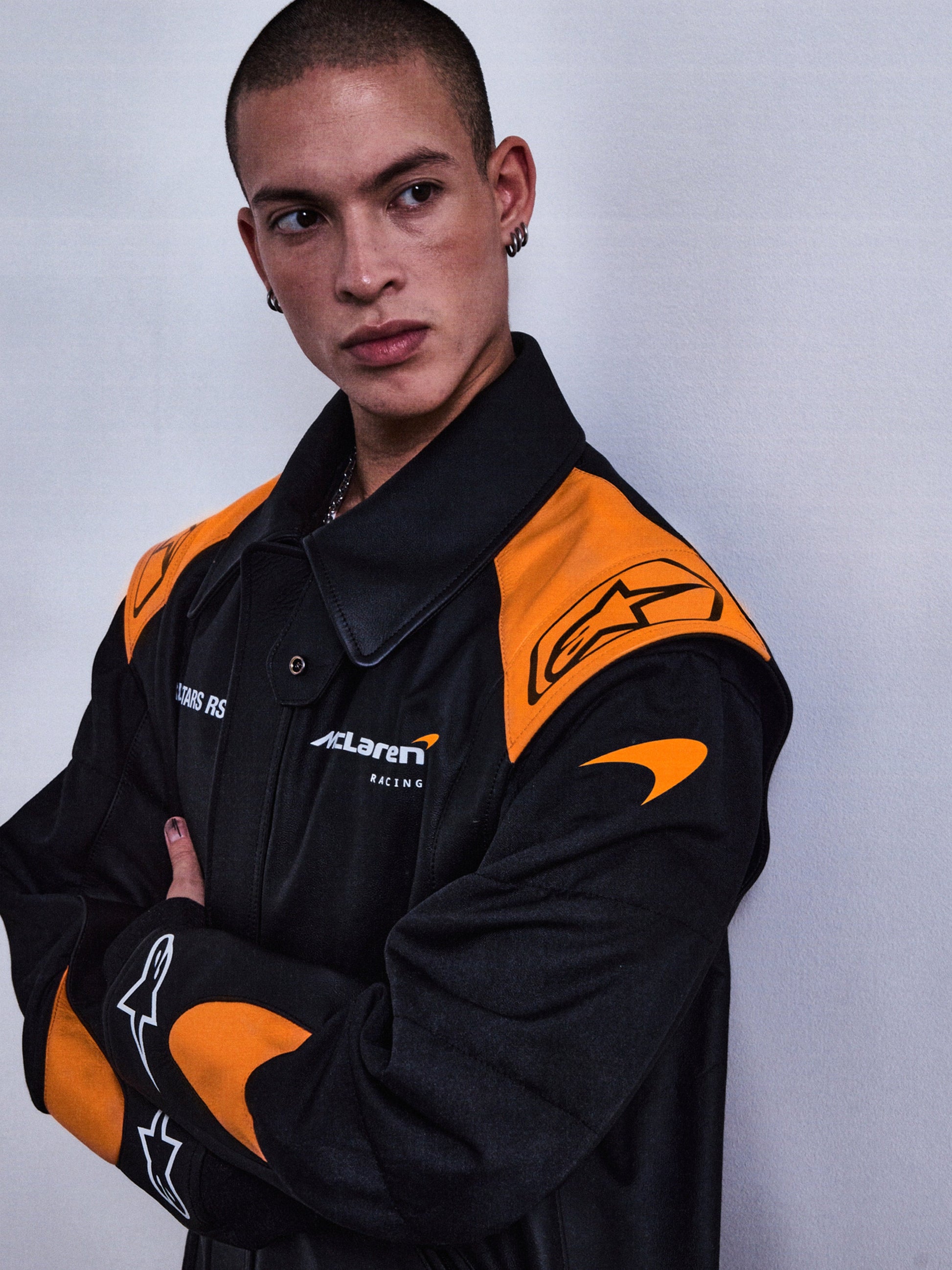 Track Star Leather Jacket