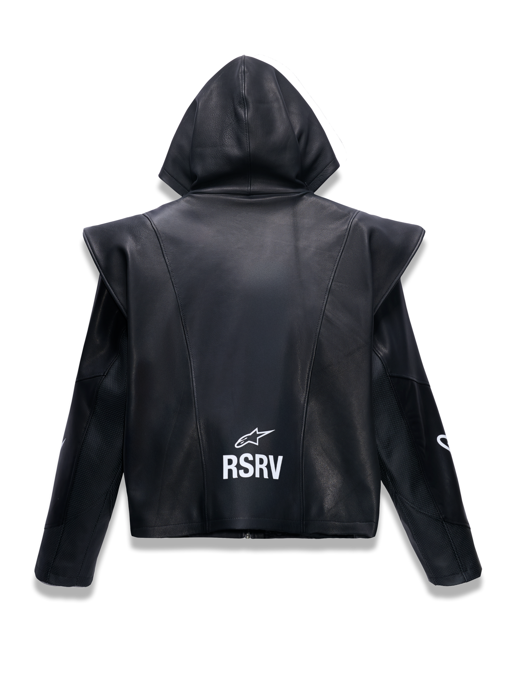 Axis Leather Hoodie